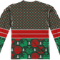 Kiss Band Ugly Faux Christmas Sweater Long Sleeve Tee