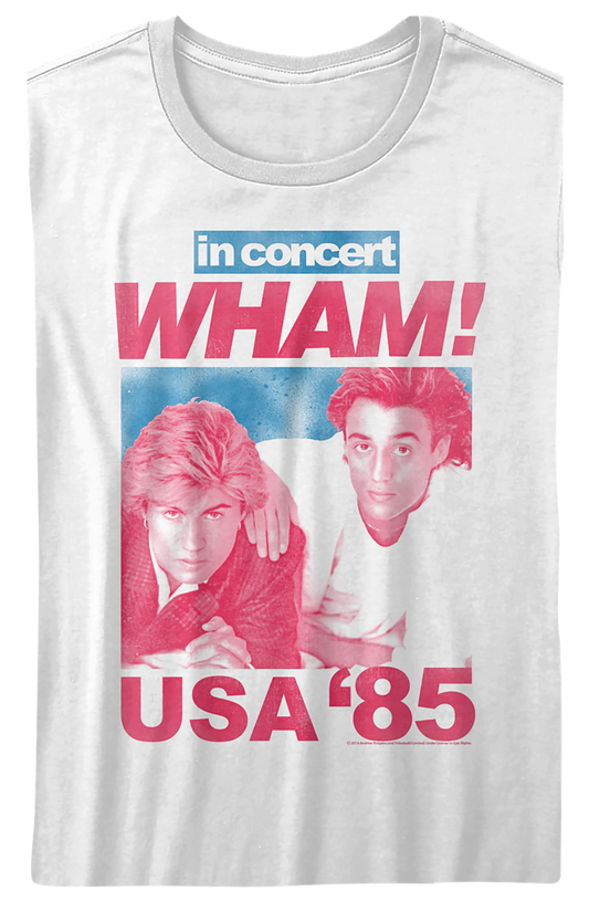 Womens '85 USA Concert Wham Shirt