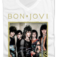 Ladies Band Photo Bon Jovi V-Neck Shirt