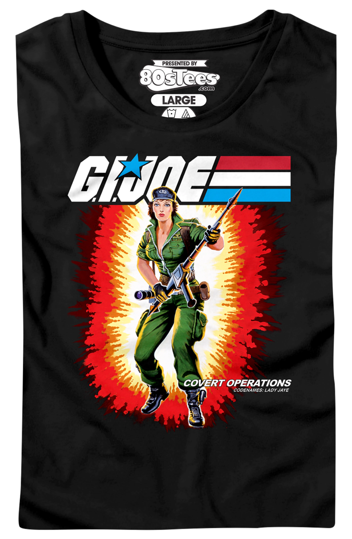 Womens Box Art Lady Jaye GI Joe Shirt