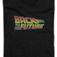 Ladies Logo Back To The Future V-Neck Shirt