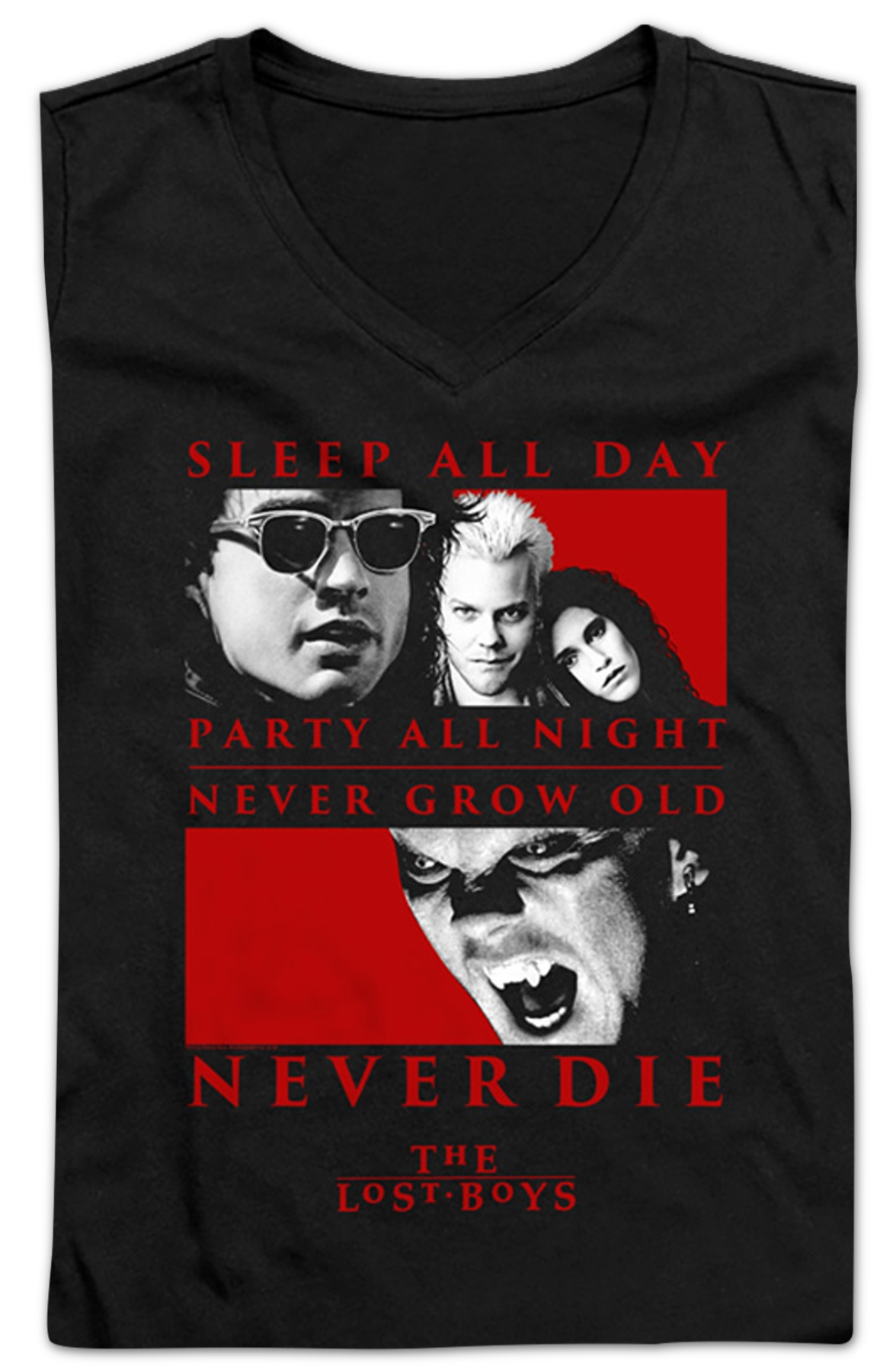 Ladies Never Die Lost Boys V-Neck Shirt