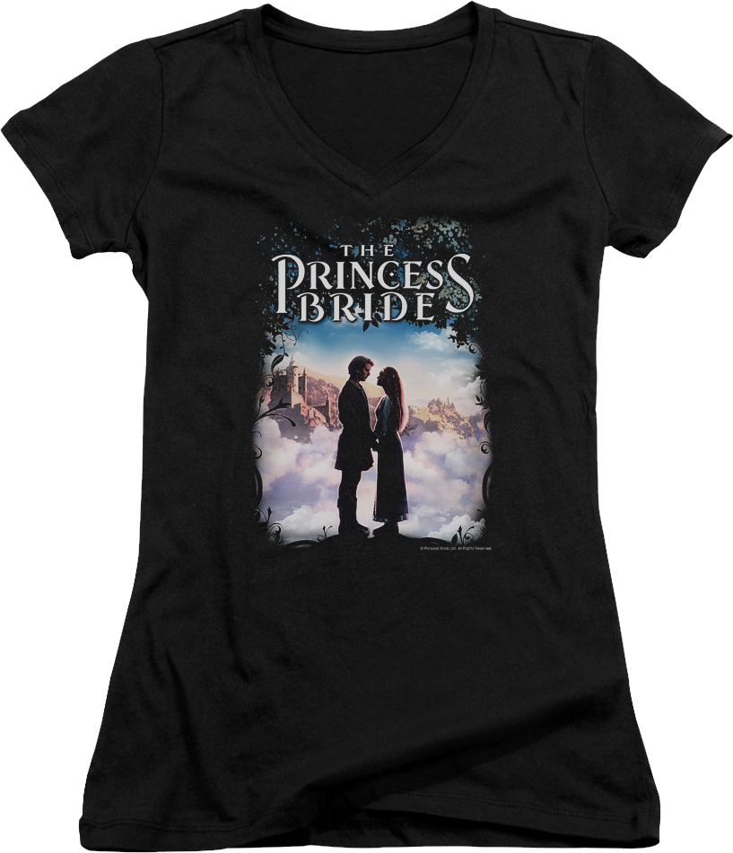 Ladies Poster Princess Bride V-Neck Shirt