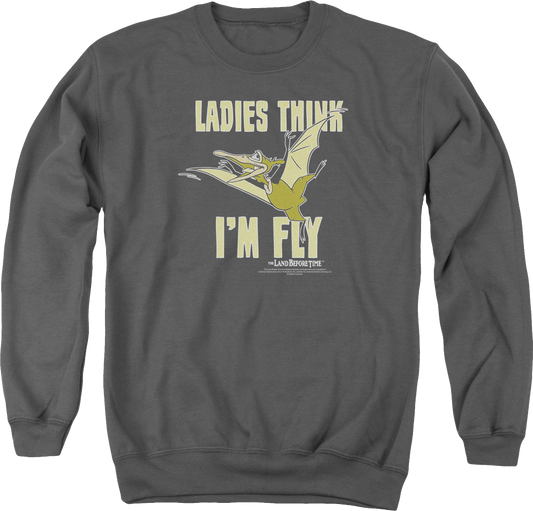 Ladies Think I'm Fly Land Before Time Sweatshirt