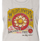 Ladies Wildflowers Tom Petty Sleeveless Shirt