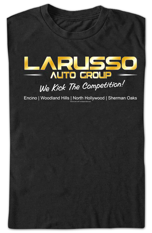 LaRusso Auto Group Logo Cobra Kai T-Shirt