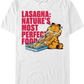 Lasagna Nature's Most Perfect Food Garfield T-Shirt