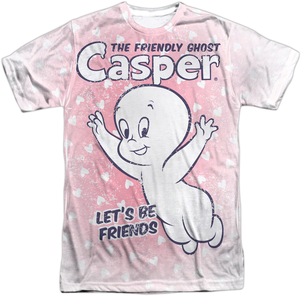 Let's Be Friends Casper The Friendly Ghost T-Shirt