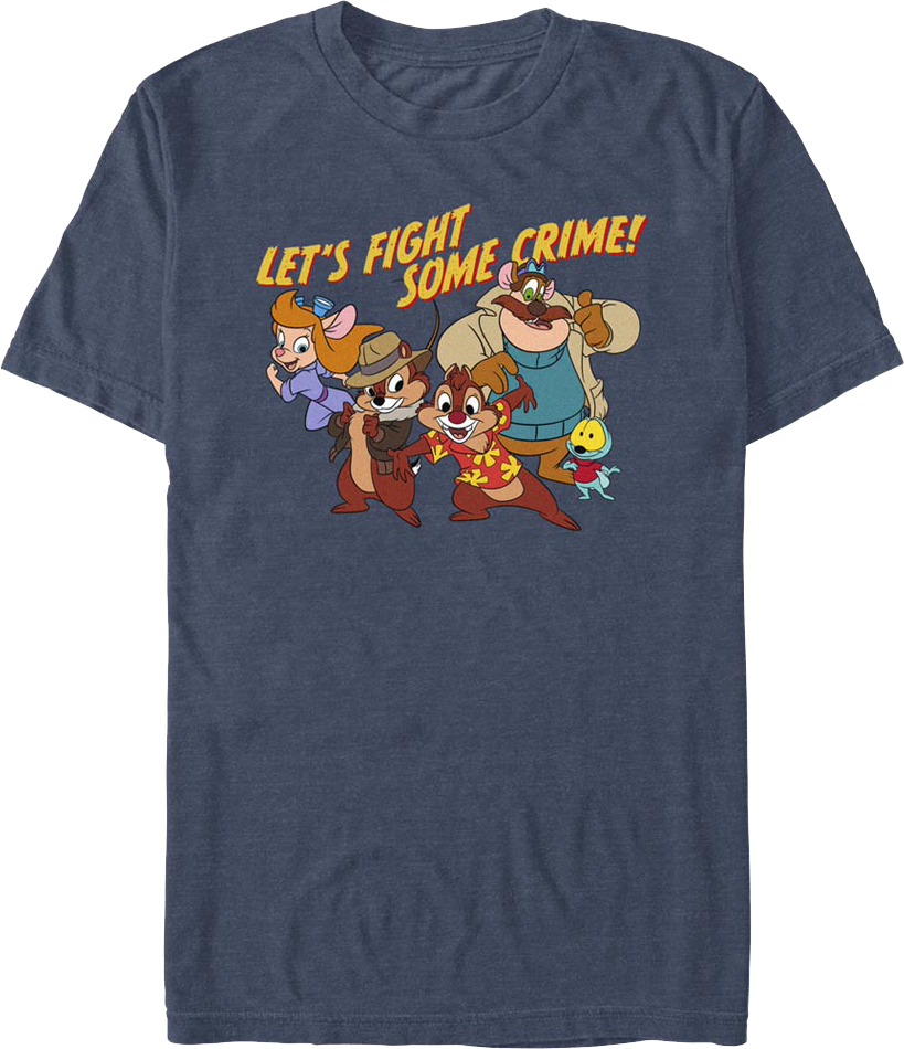 Let's Fight Some Crime Chip 'n Dale Rescue Rangers T-Shirt