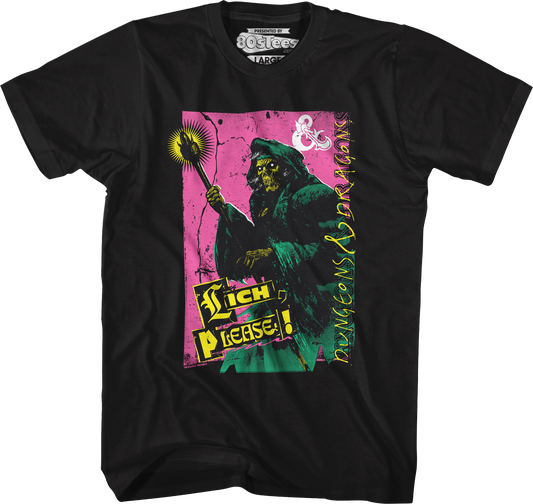 Lich Please Dungeons & Dragons T-Shirt