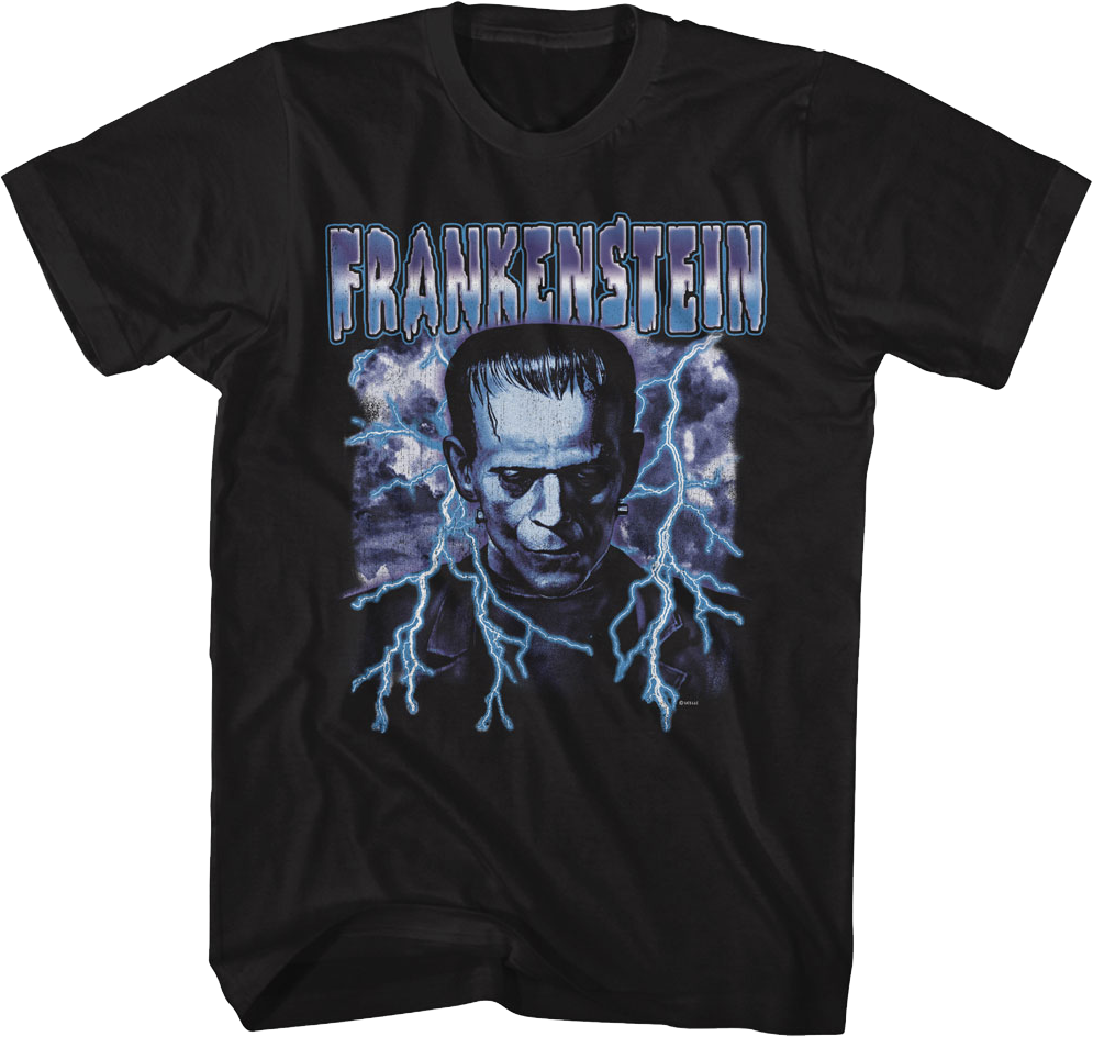 Lightning Bolts Frankenstein T-Shirt