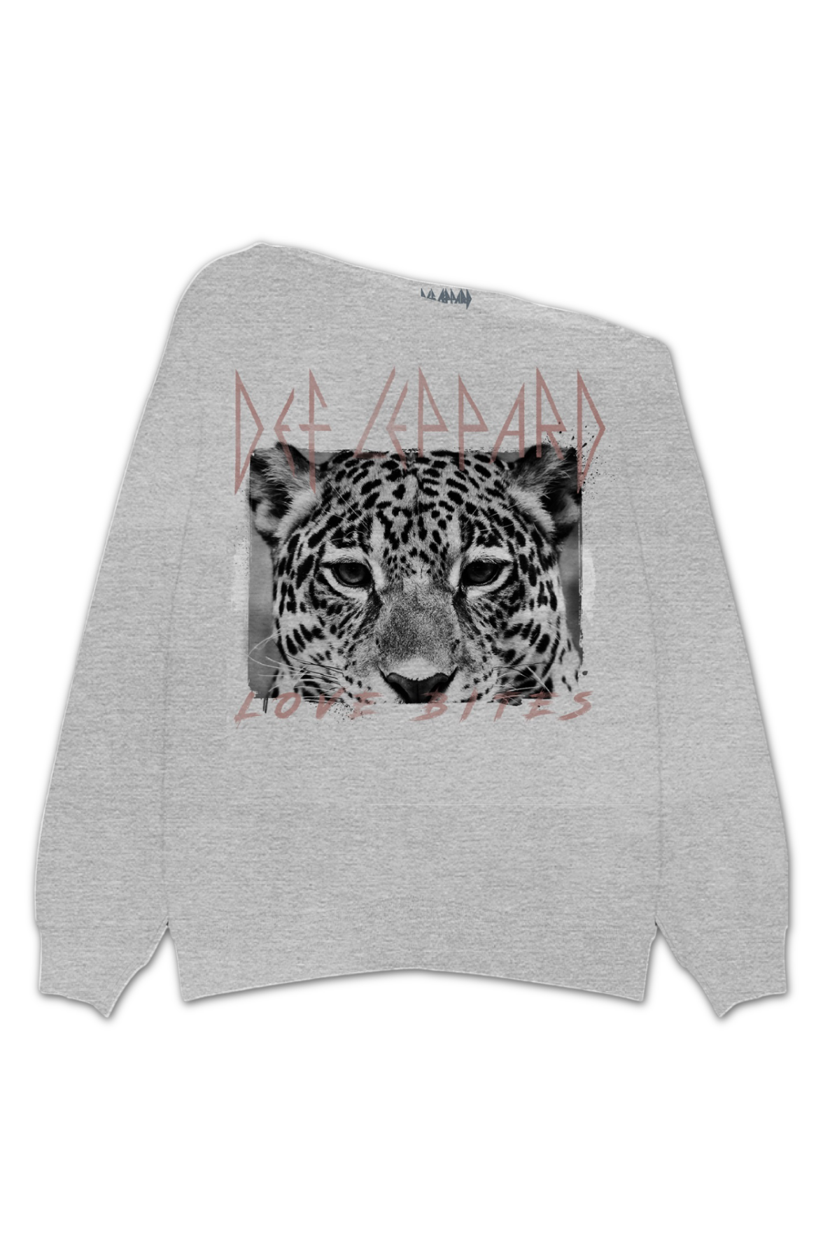 Love Bites Def Leppard Off The Shoulder Sweatshirt