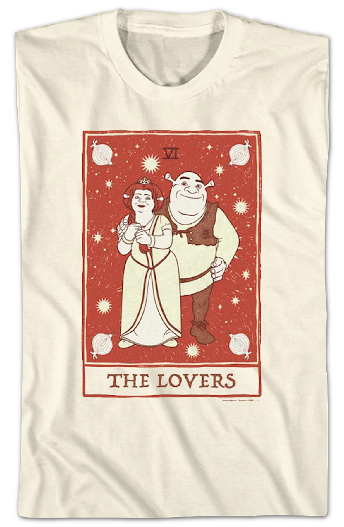 Lovers Tarot Card Shrek T-Shirt
