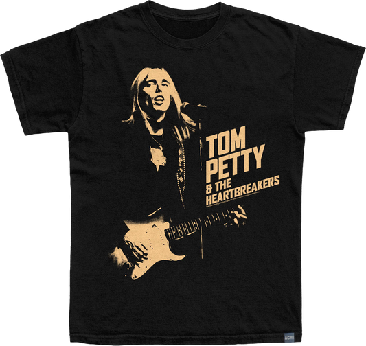 Made In USA Monochrome Tom Petty & The Heartbreakers T-Shirt