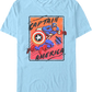 Marching Forward Captain America Marvel Comics T-Shirt