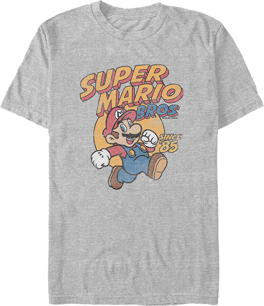 Mario Running Since 1985 Super Mario Bros. T-Shirt