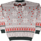 Moose Head With Santa Claus Hat Christmas Vacation Knitted Sweater