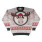 Moose Head With Santa Claus Hat Christmas Vacation Knitted Sweater