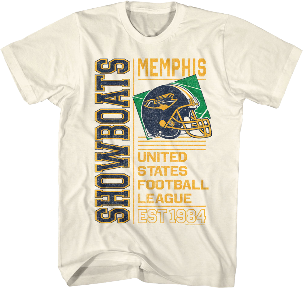 Memphis Showboats Est. 1984 USFL T-Shirt