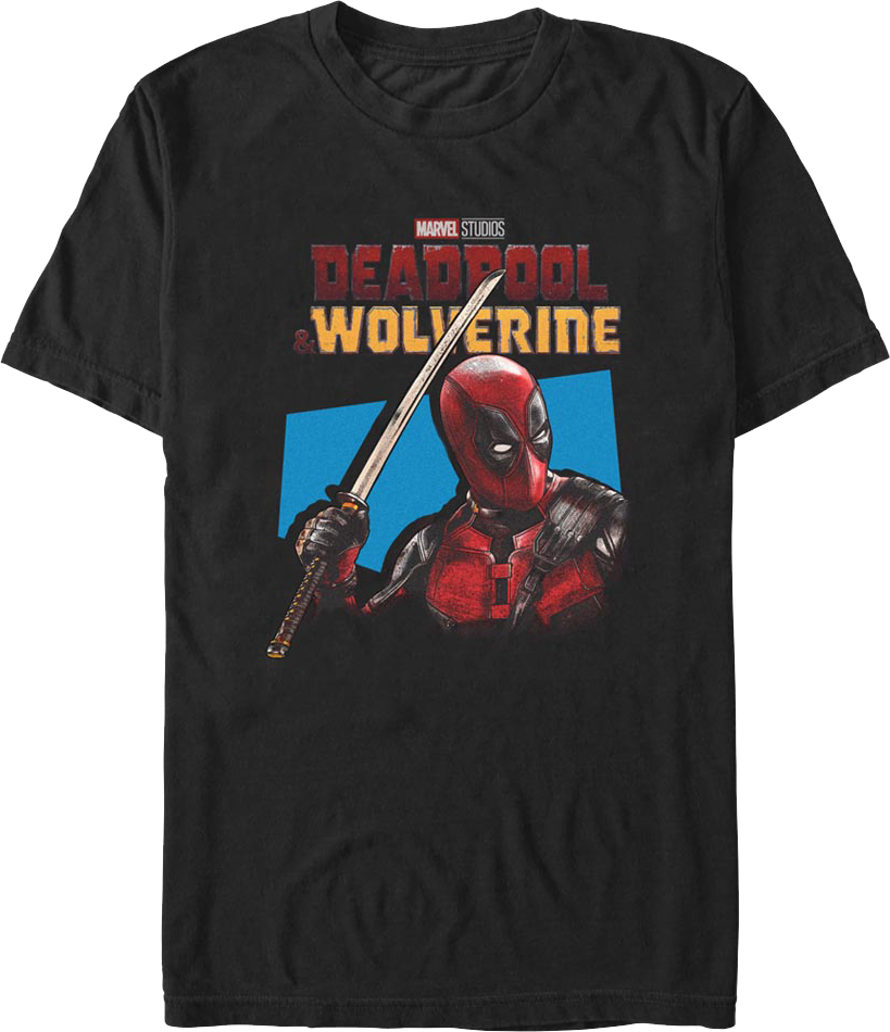 Merc With A Katana Deadpool & Wolverine Marvel Comics T-Shirt