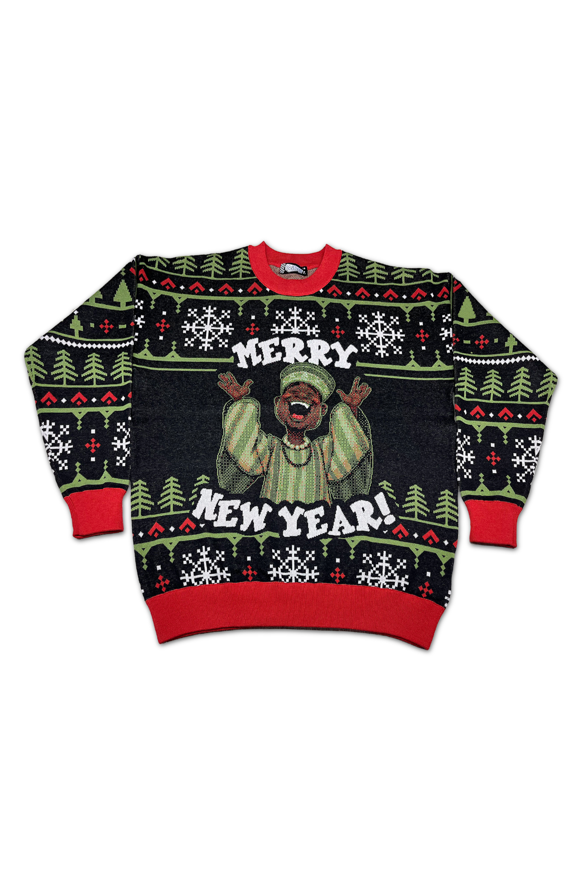 Merry New Year Trading Places Knitted Sweater