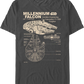 Millennium Falcon Views Star Wars T-Shirt