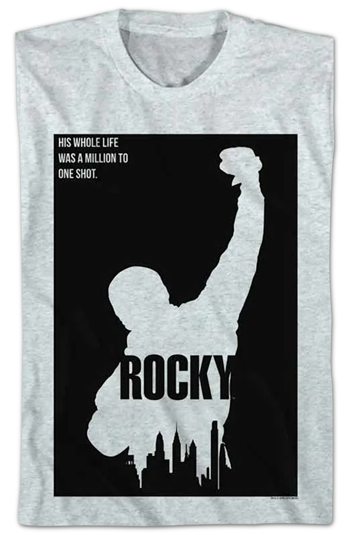 Million To One Shot Silhouette Rocky T-Shirt