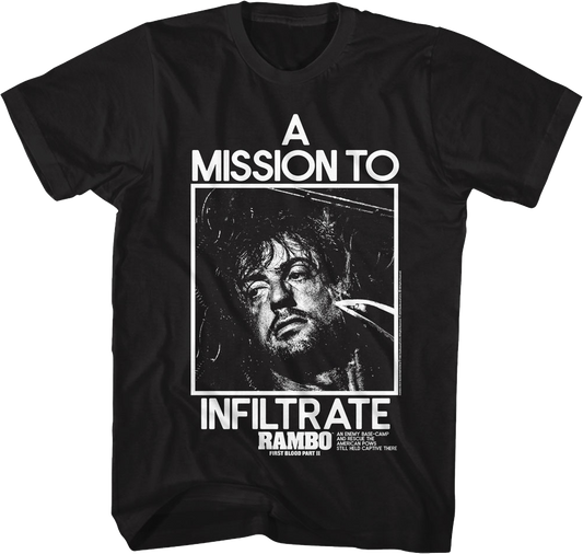 Mission To Infiltrate Rambo T-Shirt