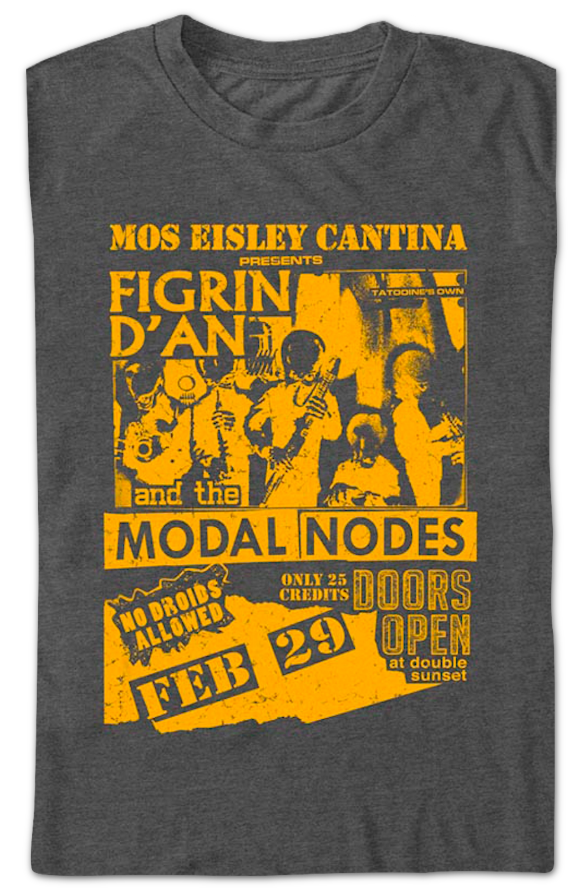 Mos Eisley Cantina Concert Flyer Star Wars T-Shirt