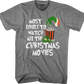 Most Likely To Watch All The Christmas Movies T-Shirt