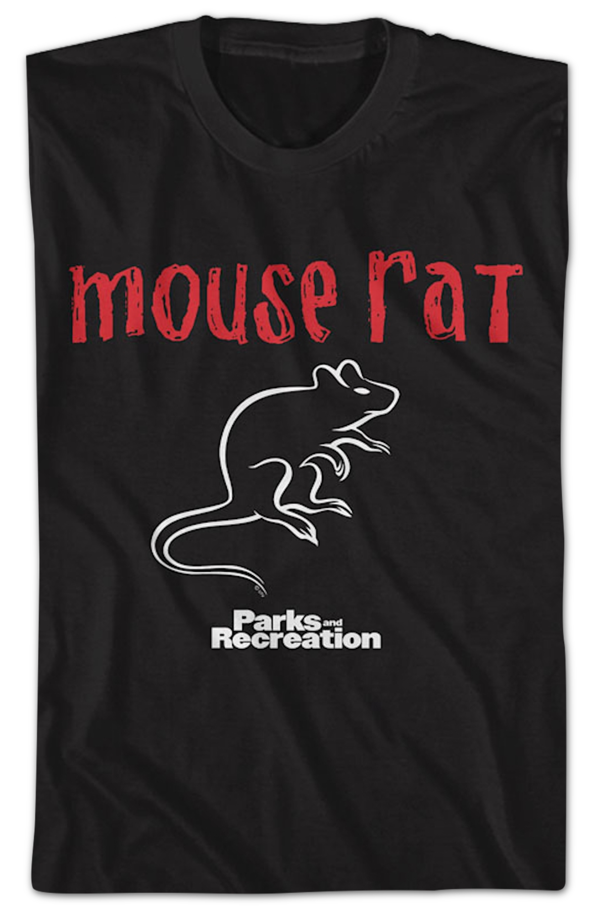 Mouse Rat Logo Parks and Recreation T-Shirt