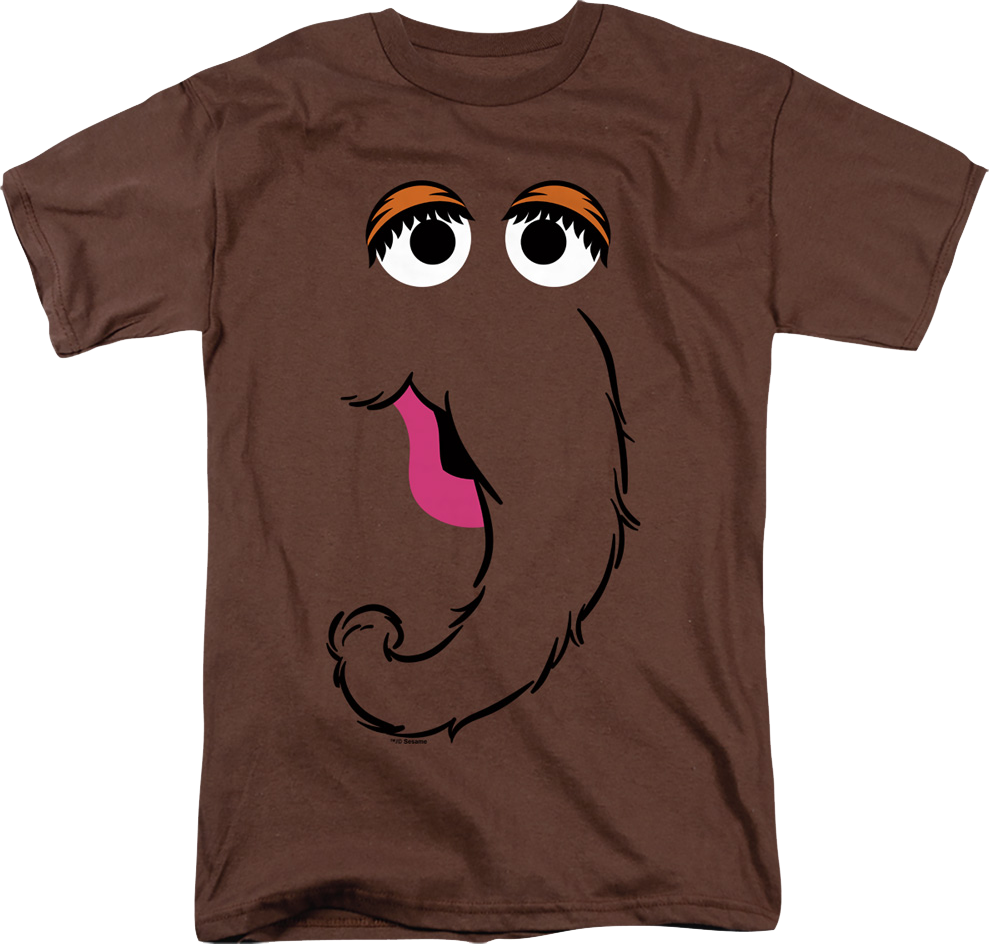 Mr. Snuffleupagus Face Sesame Street T-Shirt