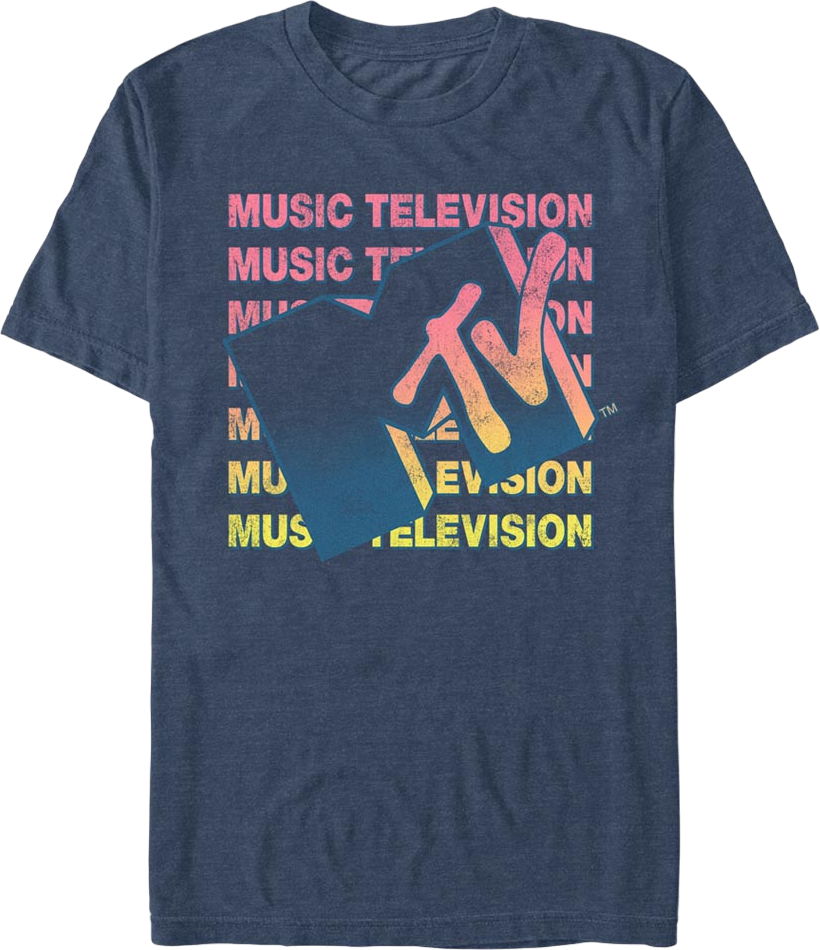 Music Television Stacked MTV Shirt