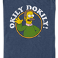 Navy Heather Ned Flanders Okily Dokily Simpsons T-Shirt