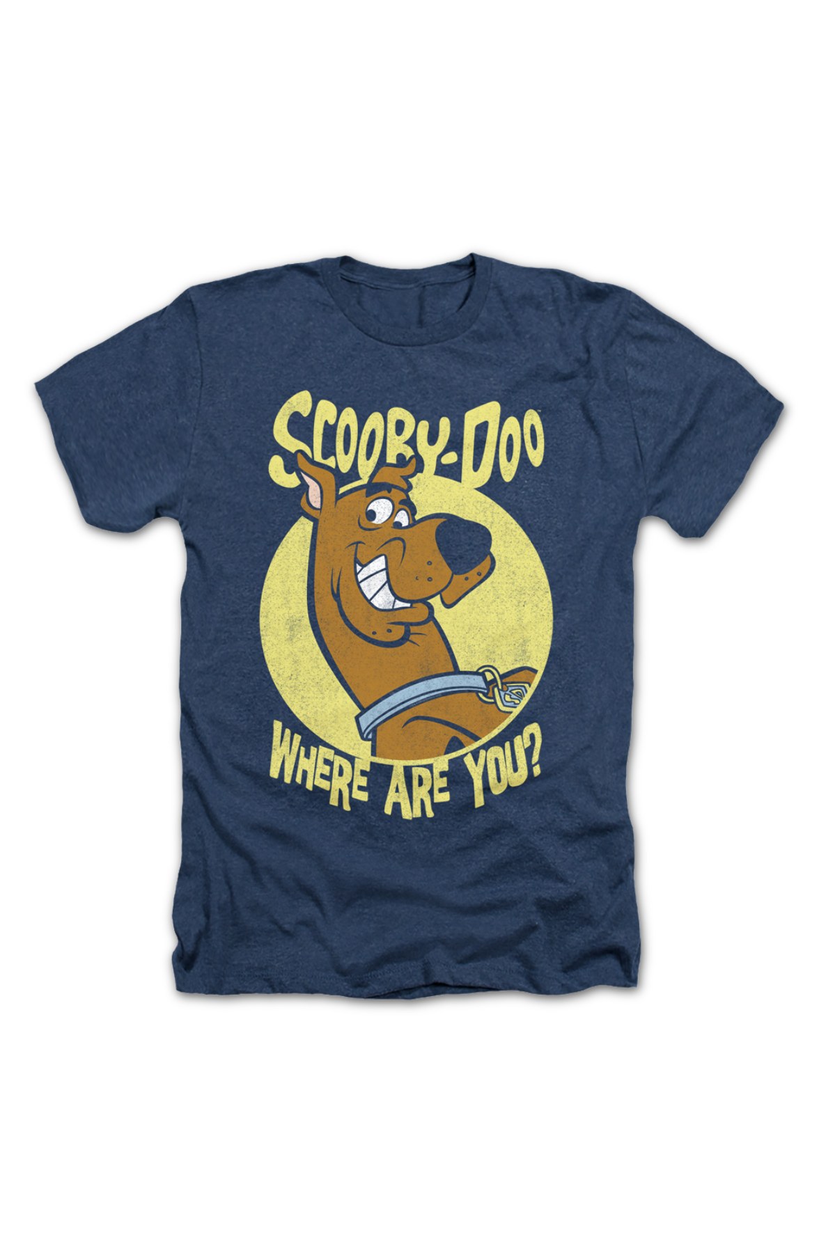 Navy Heather Scooby-Doo Where Are You T-Shirt