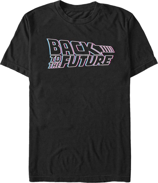 Neon Movie Logo Back To The Future T-Shirt