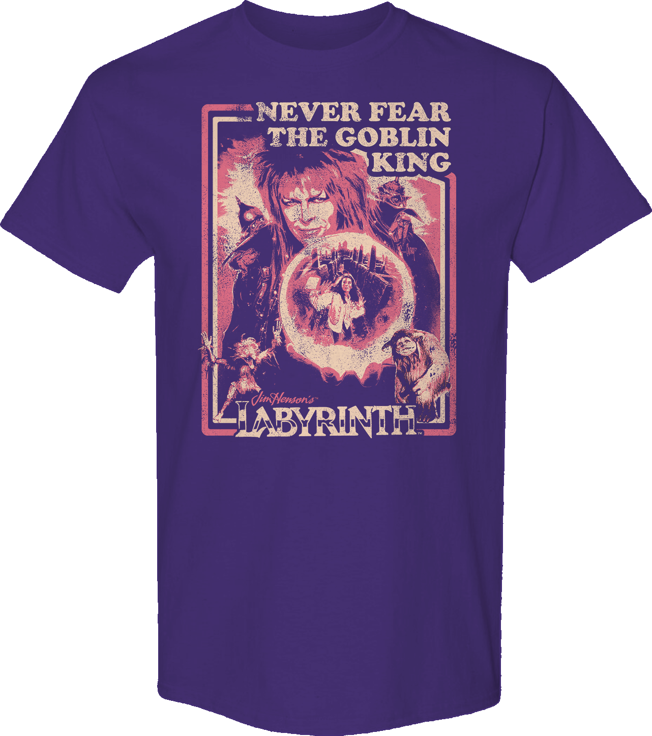 Never Fear The Goblin King Labyrinth T-Shirt