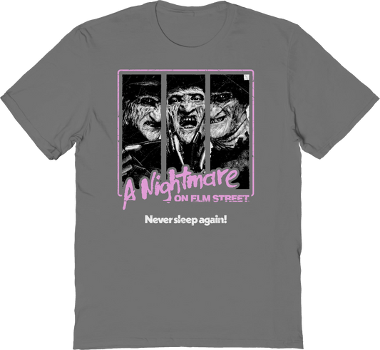 Never Sleep Again Nightmare On Elm Street T-Shirt