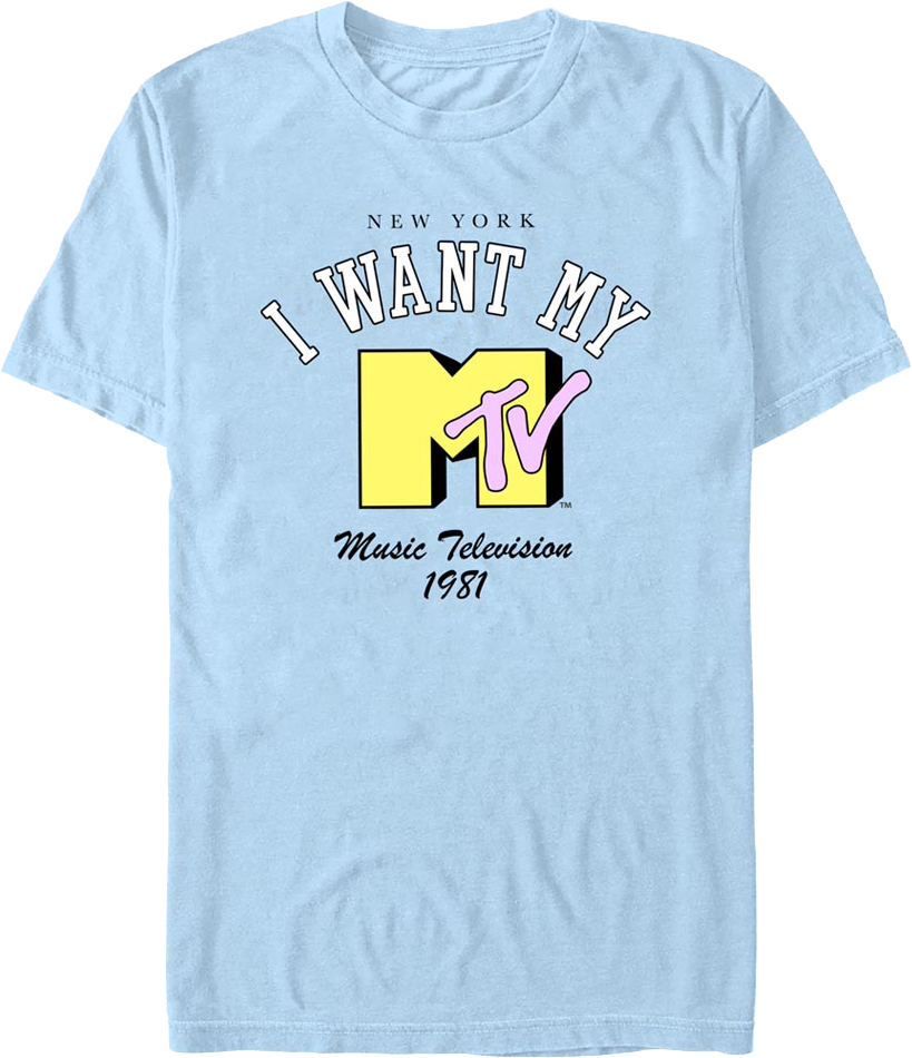 New York I Want My MTV Shirt