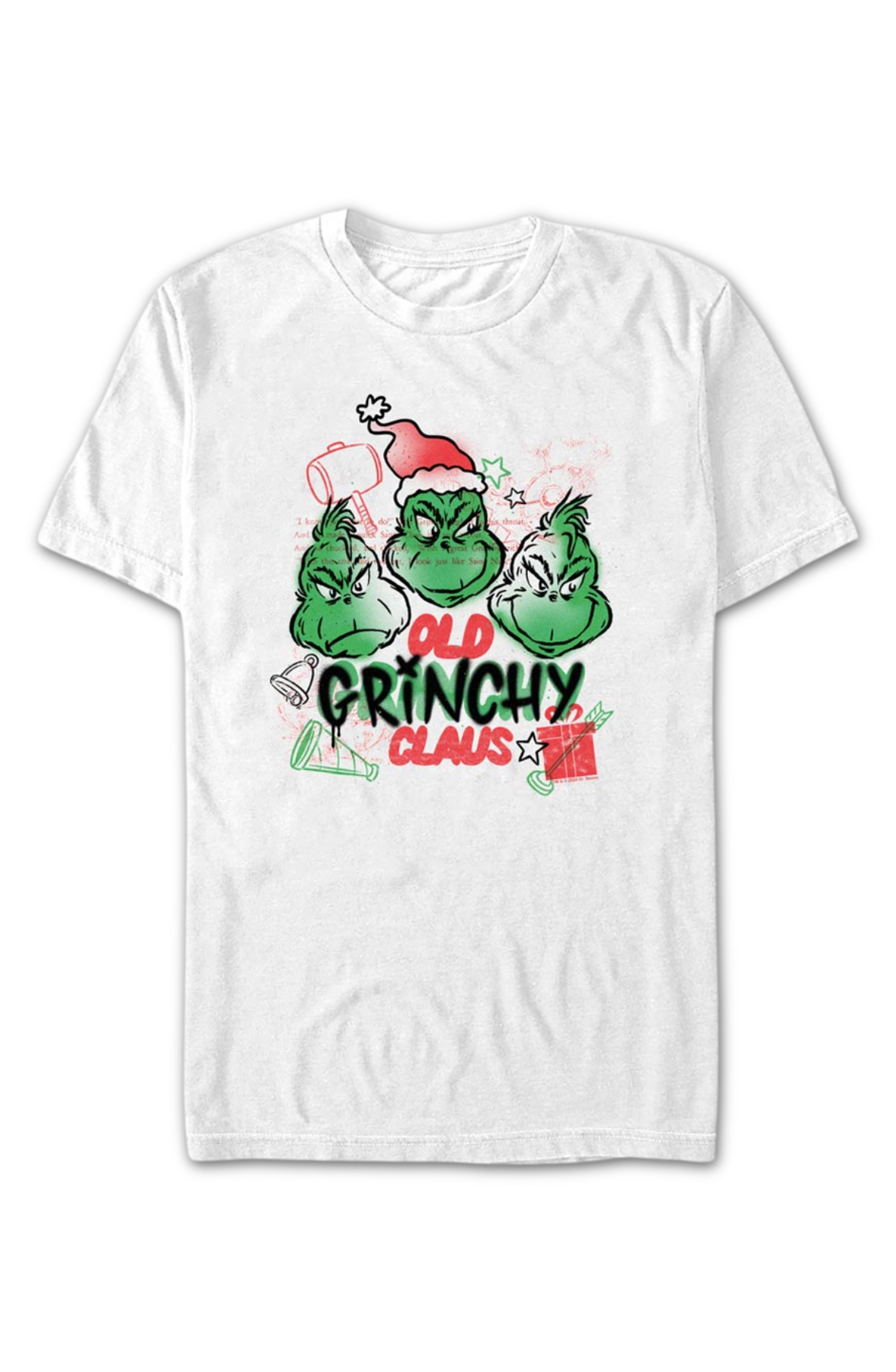 Old Grinchy Claus Dr. Seuss T-Shirt