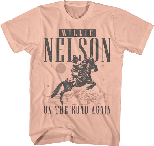 On The Road Again Willie Nelson T-Shirt