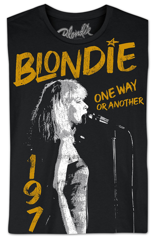 Black One Way Or Another 1979 Blondie T-Shirt
