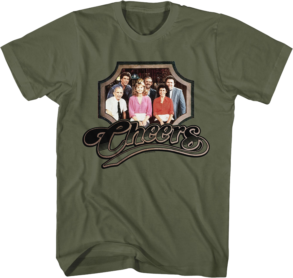 Original Cast Frame Cheers T-Shirt