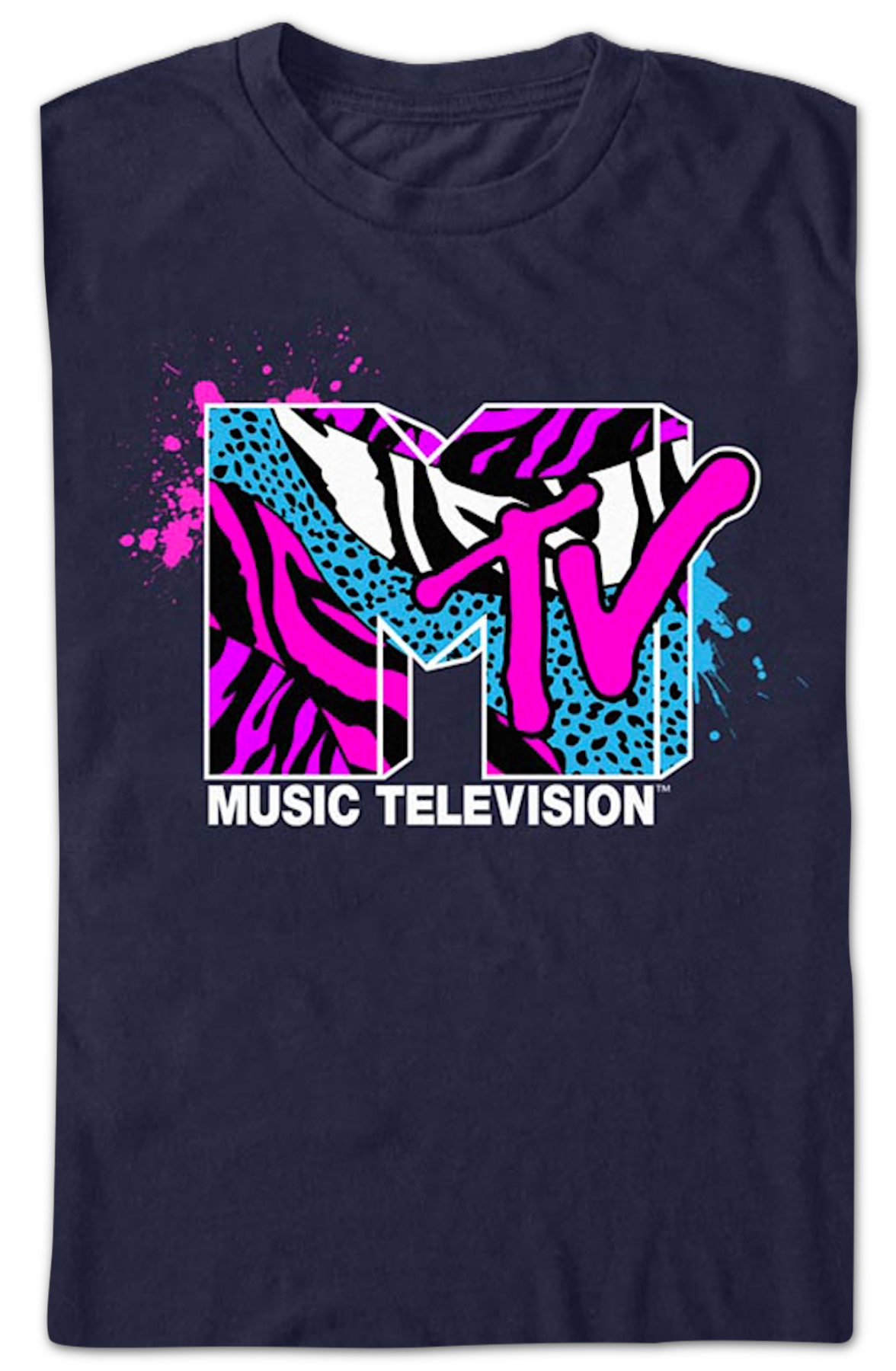Paint Splatter Logo MTV Shirt