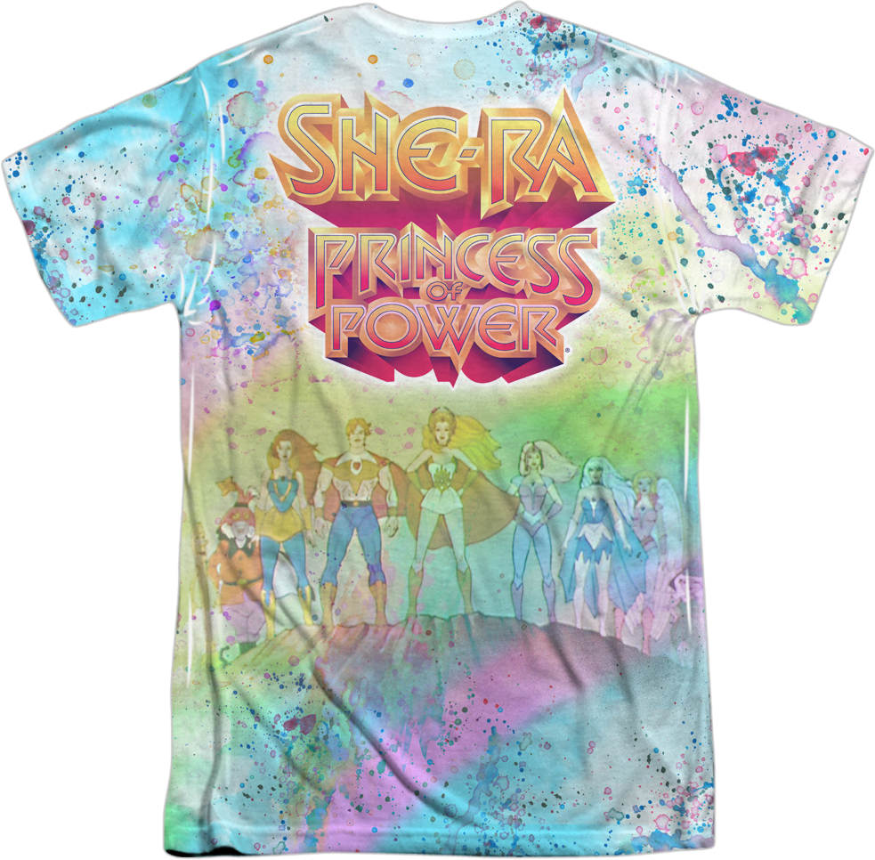 Paint Splattered She-Ra Masters of the Universe T-Shirt