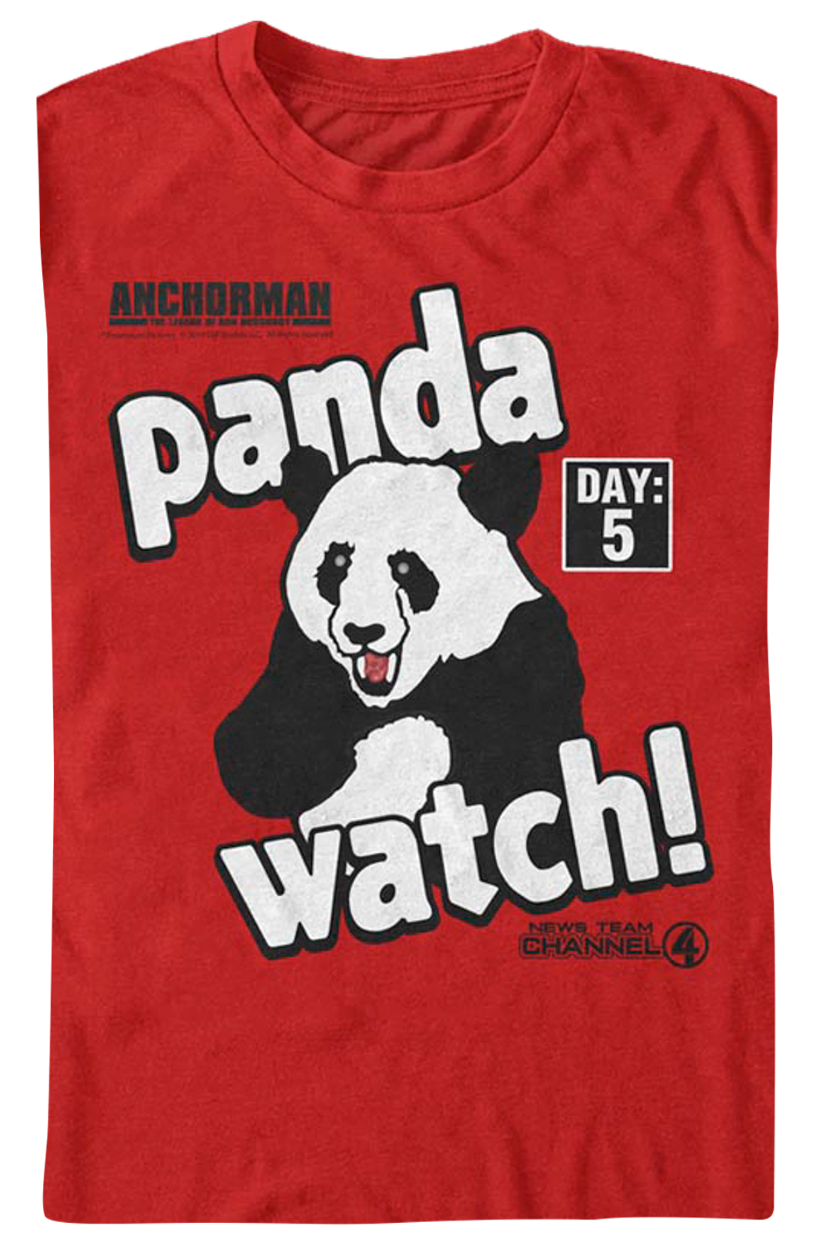 Panda Watch Anchorman T-Shirt