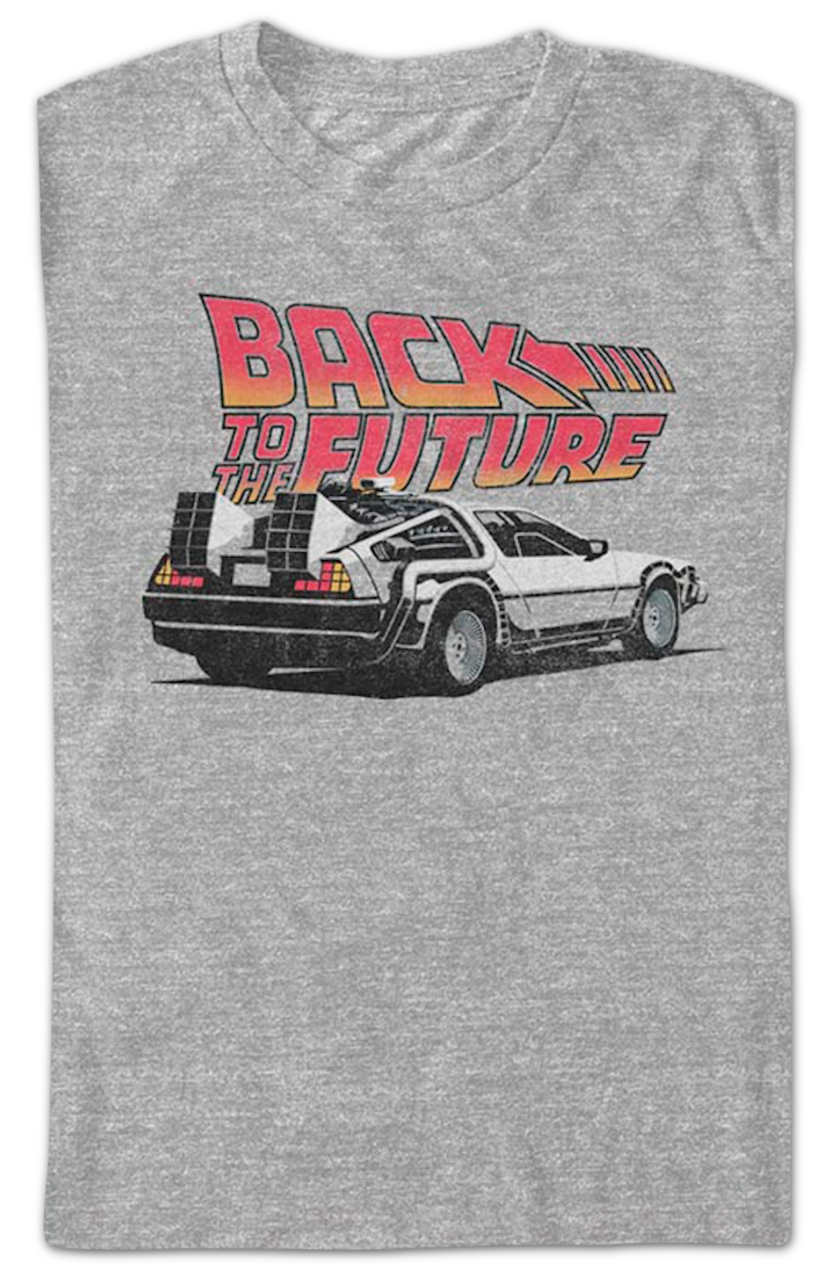 Parked Delorean Back To The Future T-Shirt