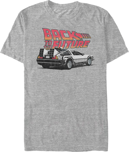 Parked Delorean Back To The Future T-Shirt