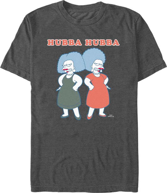 Patty And Selma Hubba Hubba Simpsons T-Shirt