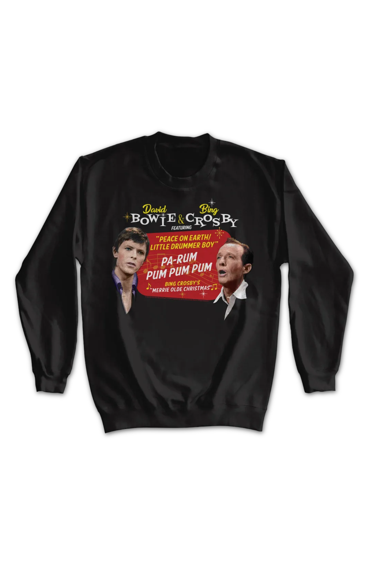 Peace On Earth/Little Drummer Boy David Bowie & Bing Crosby Sweatshirt